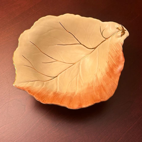 Vintage Royal Winton Grimwades Leaf Shaped Bowl/Dish - Picture 5 of 10